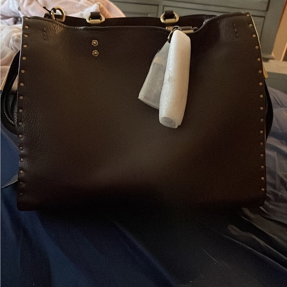 Coach Oxblood Gold Rivet Rogue NWT RARE - Picture 12 of 12